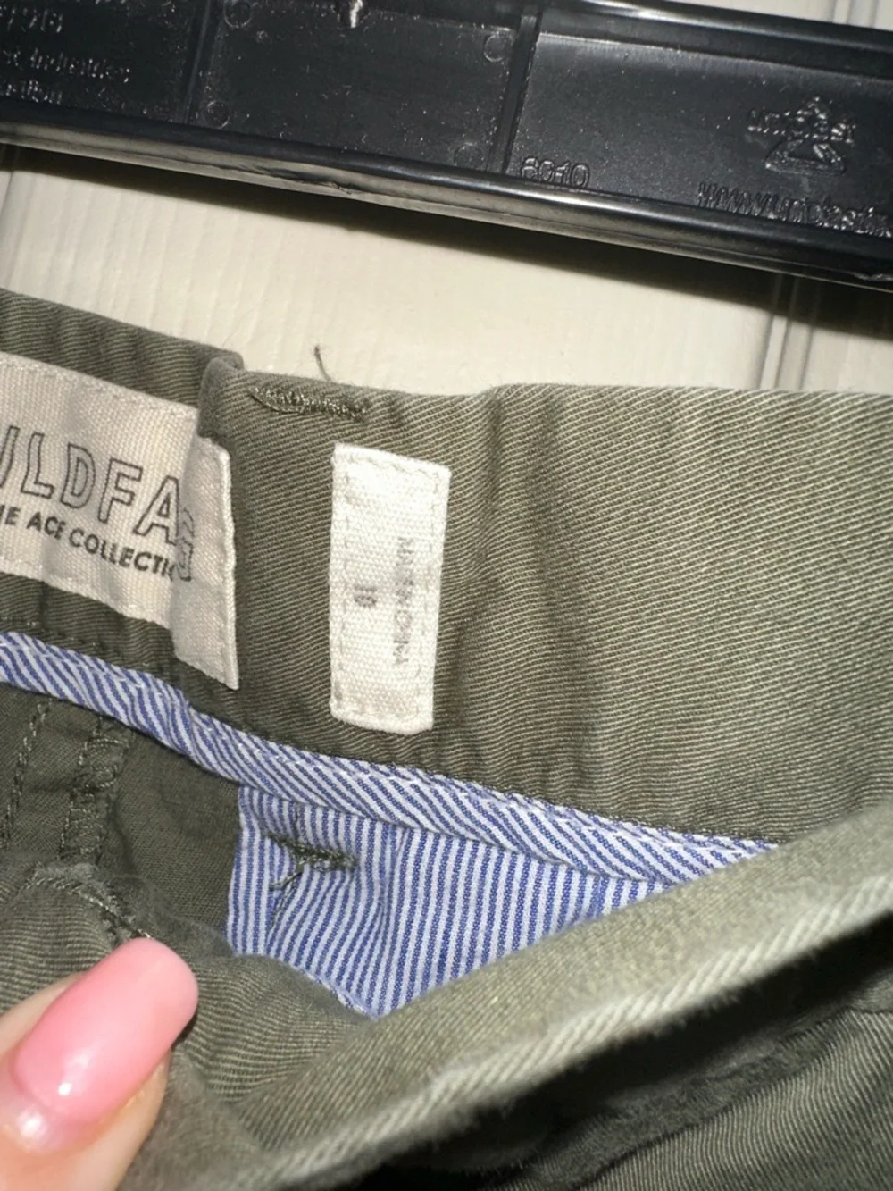 Wildfang Ace collection trousers Olive Chino Pants 10